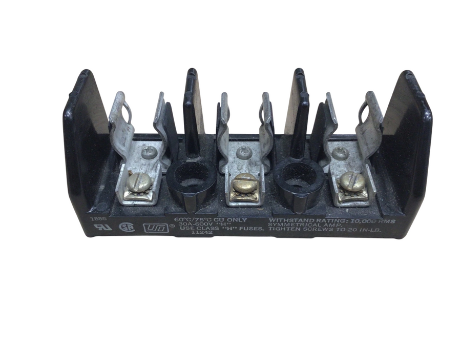 11242-3PR Bussmannn  Fuse Block 600V  30A - Essential Electric Supply