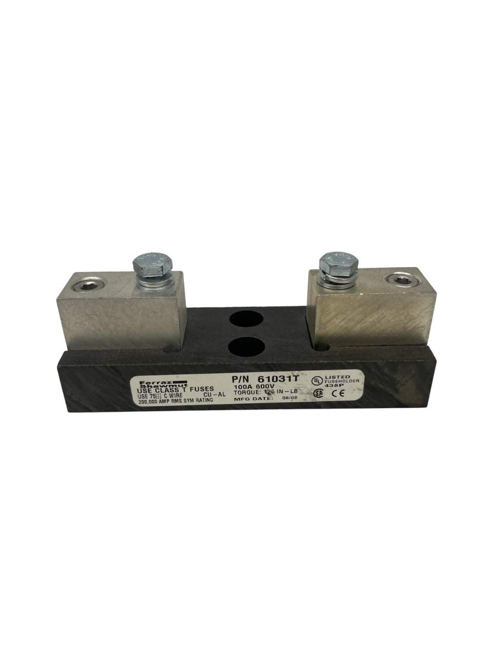 Ferraz Shawmut 60606T - Fuse Block 60A 600V (CSA/UL Certified)