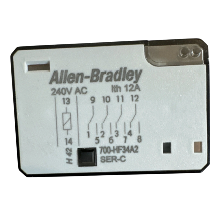 Allen-Bradley 700-HF34A2 - Class H Fuse 3A 600V (Ceramic Body, Time-Delay)