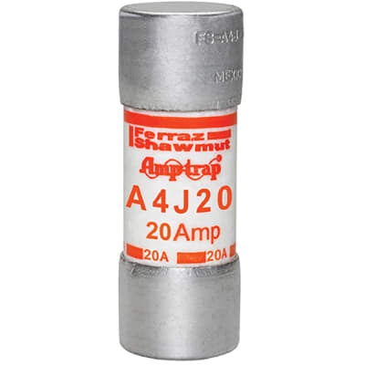 A4J20 Mersen Amp-Trap Low Voltage Fuse
 600V  20A Fuse - Essential Electric Supply