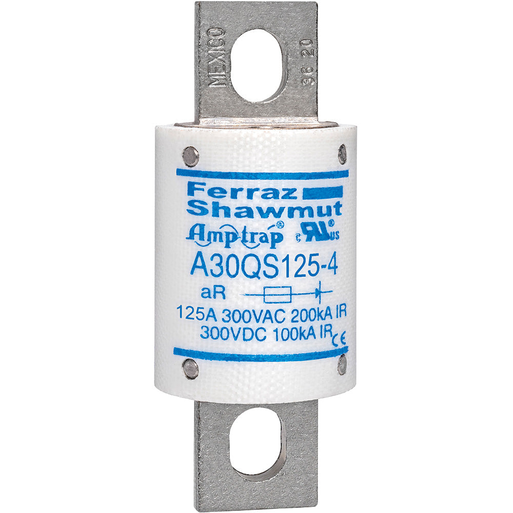 A30QS125-4 Mersen Amp-Trap Low Voltage Fuse
 300V  125A Fuse - Essential Electric Supply