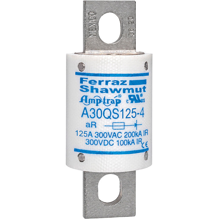 A30QS125-4 Mersen Amp-Trap Low Voltage Fuse
 300V  125A Fuse - Essential Electric Supply