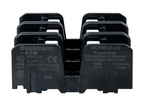 Bussmann BC6033S - BC Series Fuse Block 600V/30A (Screw Mount)