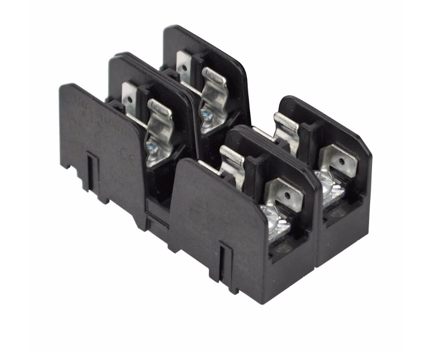Eaton BM603-2SQ - M-Type Fuse Block 600V 30A (Screw with Quick Connect Mounting)
