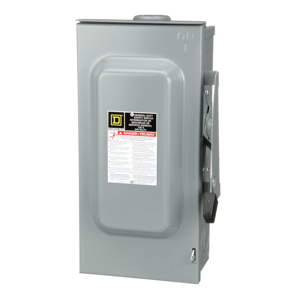 D223NRB Square D Series F Disconnect  240V ACV 100A Fusible Switch - Essential Electric Supply