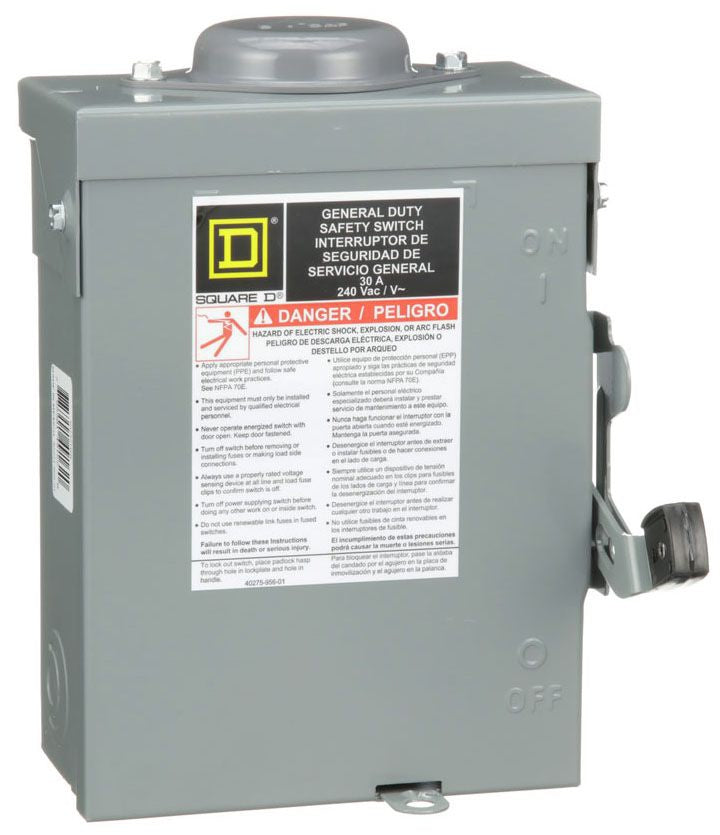 Square D DU321RB Disconnect Switch (Non-Fusible) - Essential Electric Supply