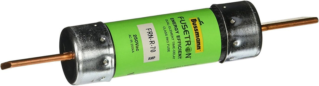 Cooper Bussmann FRN-R-70 Low Voltage Fusetron 250V 70A Fuse - Essential Electric Supply