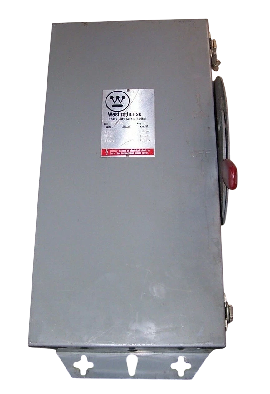 Westinghouse WHUN361 - Industrial Disconnect Switch 600V 30A (3-Pole NEMA 4X)