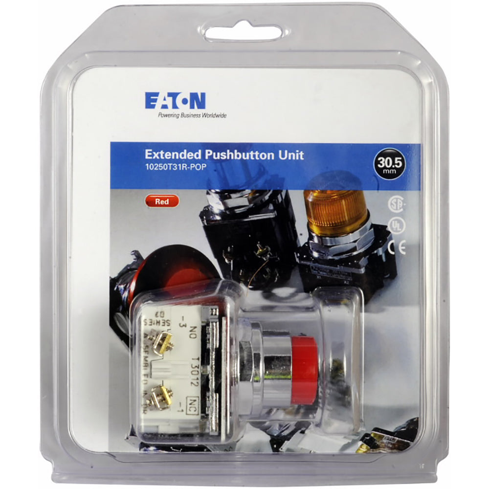 Eaton 10250T31R - Pushbutton Switch CE/CSA/UL Certified (Industrial-Grade)