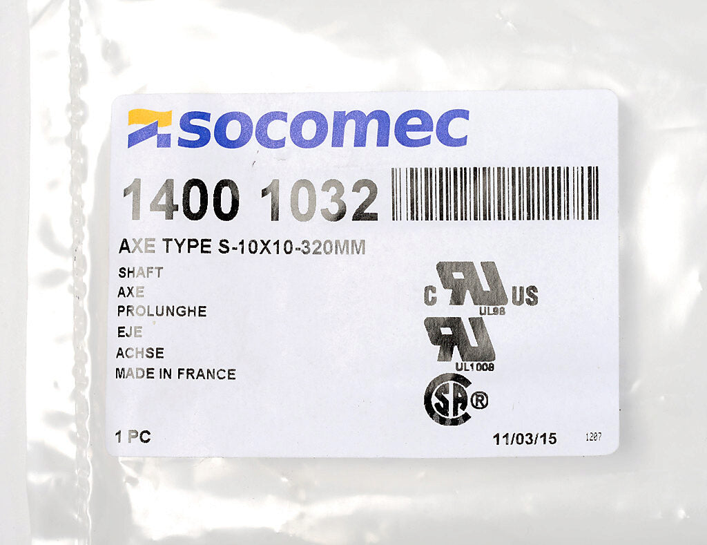 Socomec 14001032 - Switch Accessory for PLP Frames (5 lb Metal Construction)