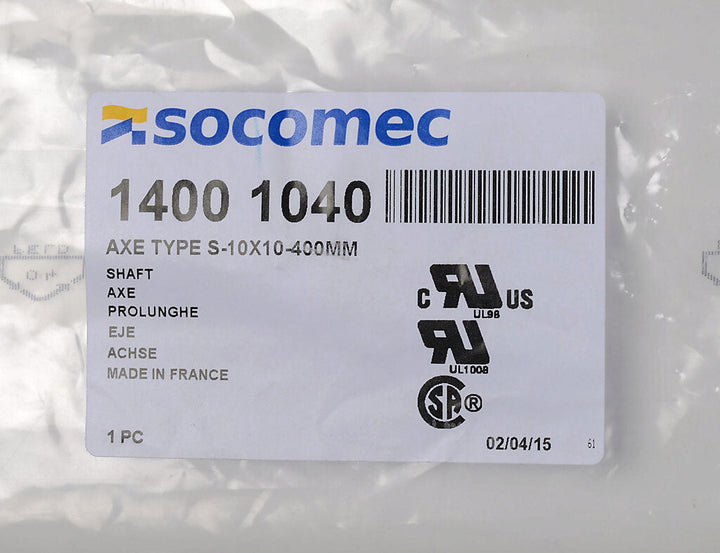 Socomec 14001040 - Switch Accessory for PLP-Compatible Frames (5 lb Metal Construction)