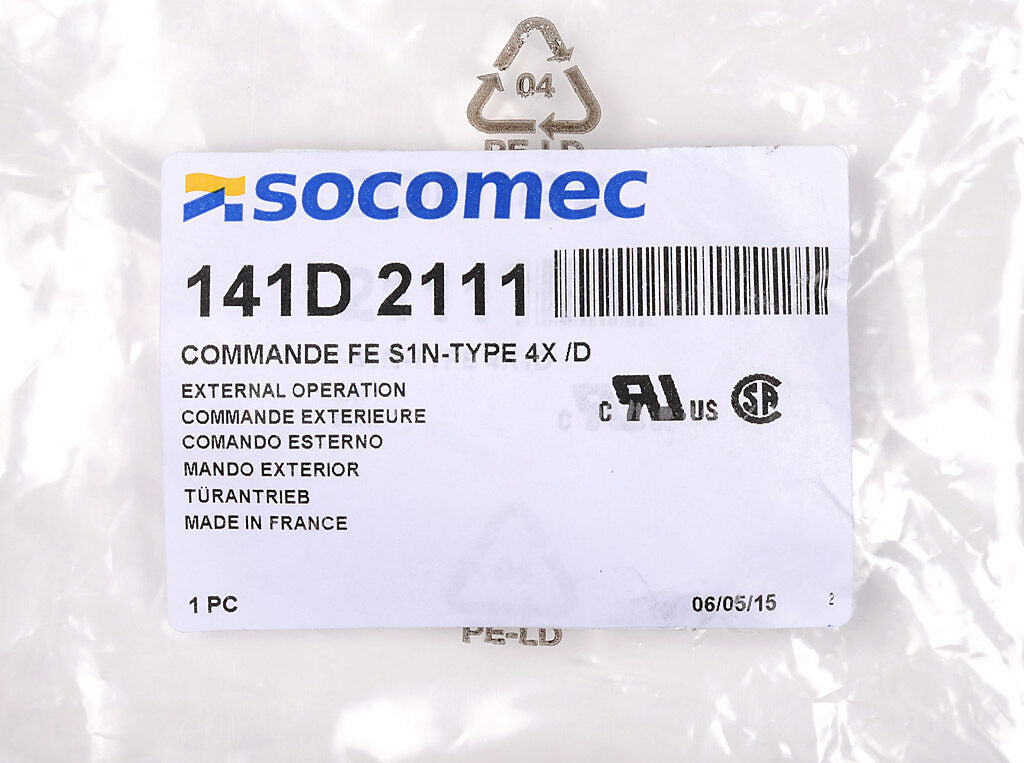 Socomec 141D2111 - Switch Handle Accessory for PLP Frames (5 lb Industrial-Grade Component)