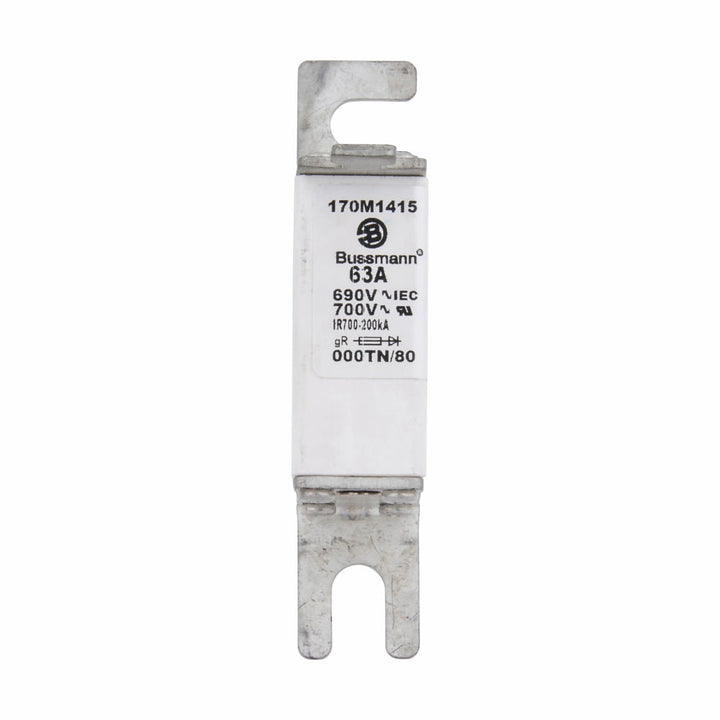 Bussmannn 170M1415 - NH Fuse 63A (200kA@690VAC aR Class)