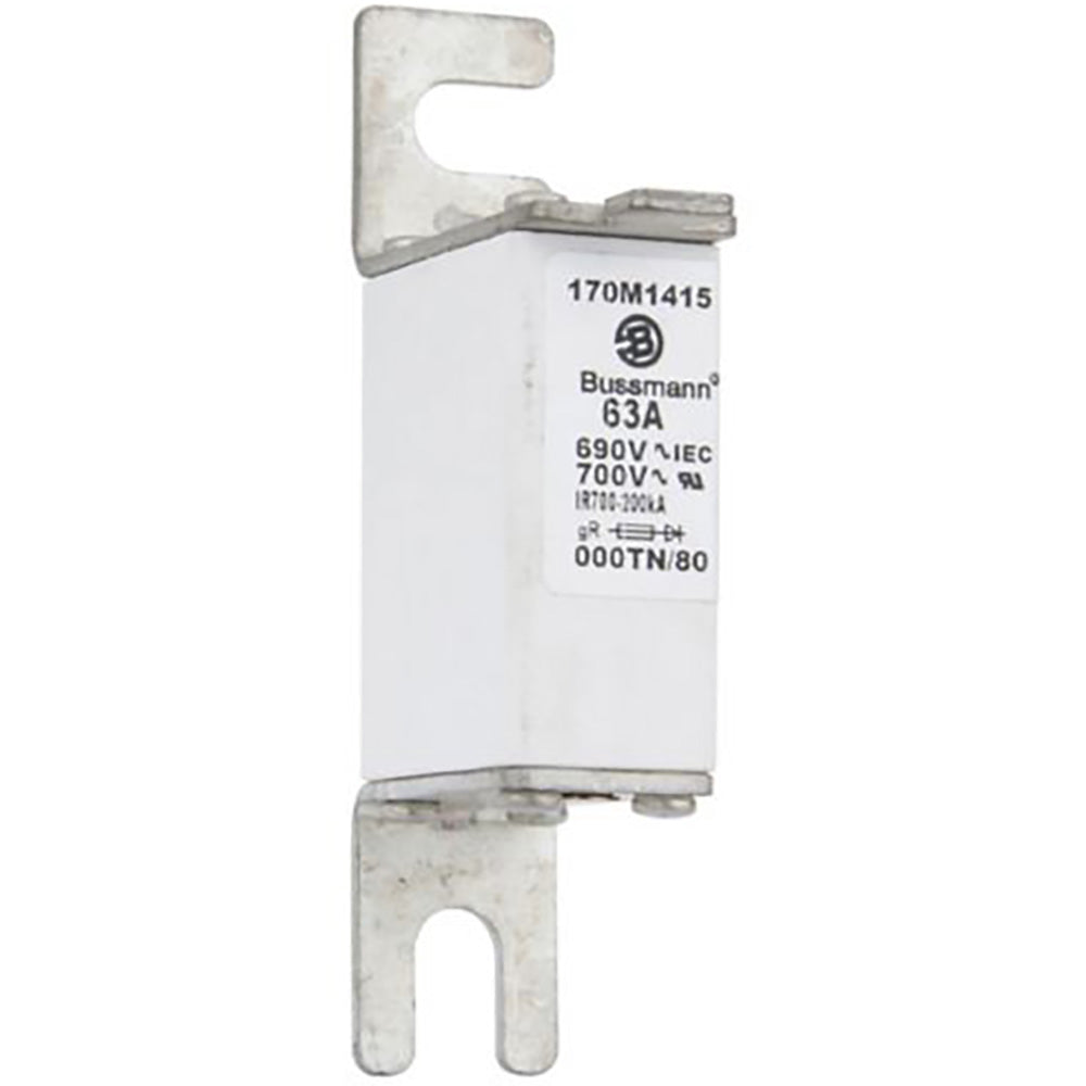 Bussmannn 170M1415 - NH Fuse 63A (200kA@690VAC aR Class)