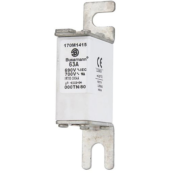 Bussmannn 170M1415 - NH Fuse 63A (200kA@690VAC aR Class)