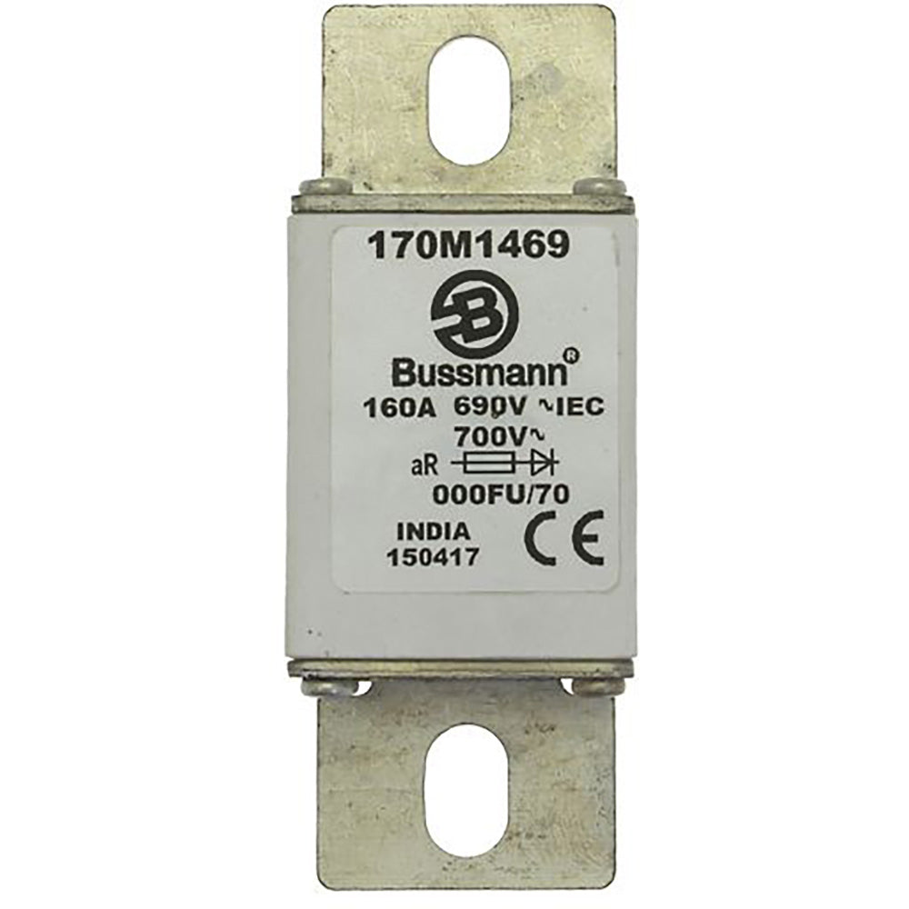 Bussmann 170M1469 - NH000 Fuse 160A@690V (200kA AIC)