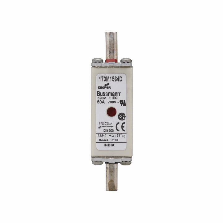 Bussmannn 170M1564D - NH Fuse 50A (690V, 200kA AIC)