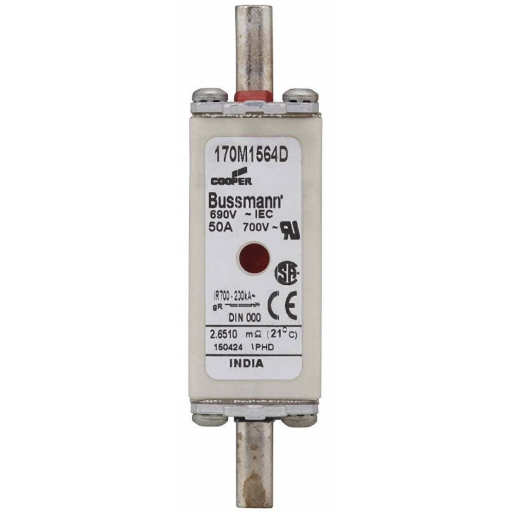 Bussmannn 170M1564D - NH Fuse 50A (690V, 200kA AIC)