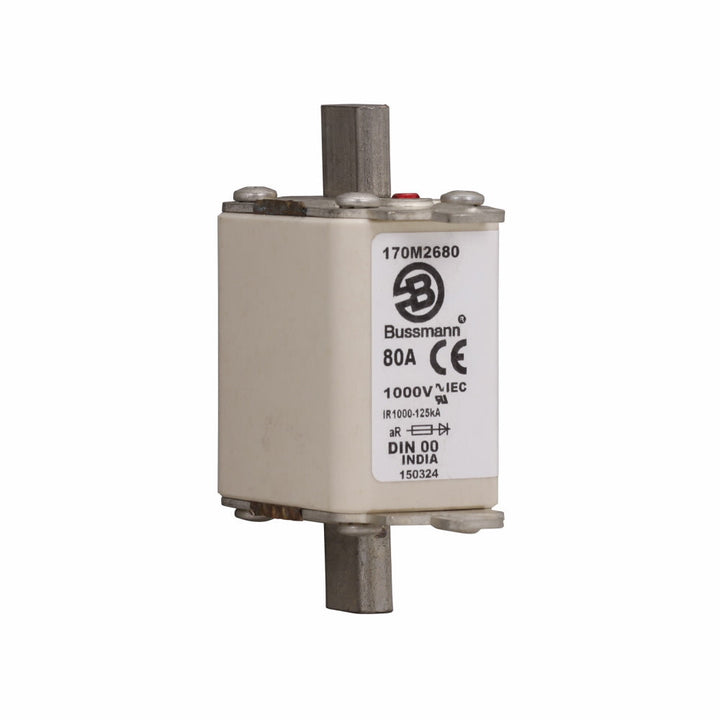Bussmann 170M2680 - DIN43620 Fuse 80A (125kA@1000V aR Class)