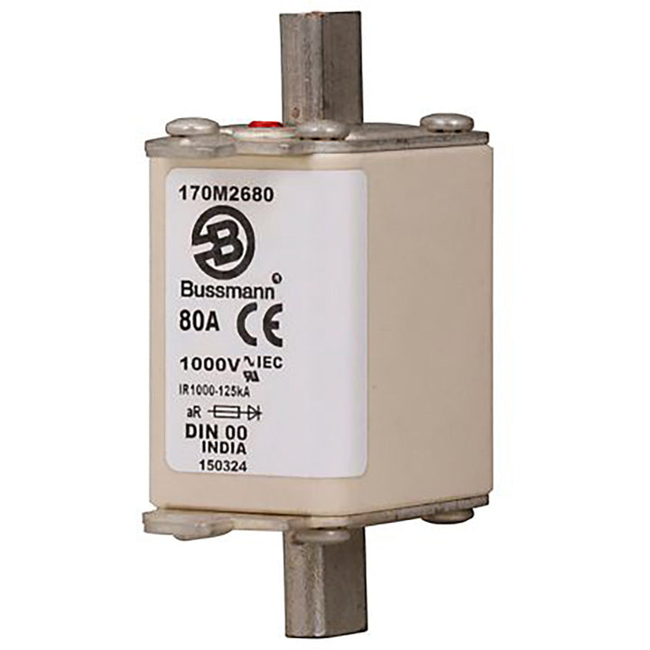 Bussmann 170M2680 - DIN43620 Fuse 80A (125kA@1000V aR Class)