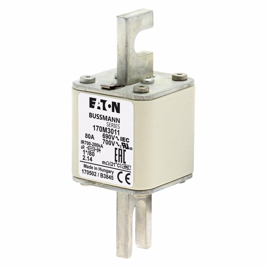 170M3011 Bussmann  Low Voltage Fuse
 690V  80A Fuse - Essential Electric Supply