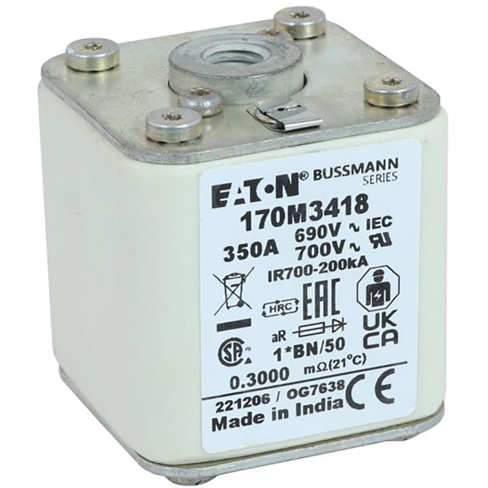 Bussmannn 170M3418 - NH Fuse 350A (200kA@690V AC aR Class)