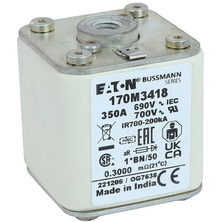 Bussmannn 170M3418 - NH Fuse 350A (200kA@690V AC aR Class)