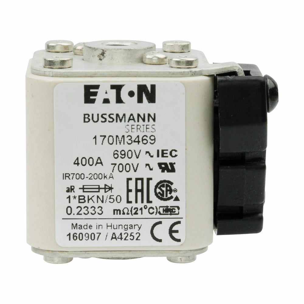 Bussmannn 170M3469 - NH Fuse 400A (690V, 200kA AIC)
