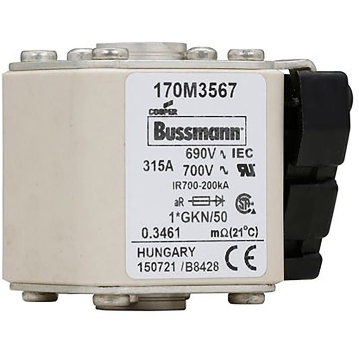 Bussmann 170M3567 - NH Fuse 315A 700V (200kA AIC)