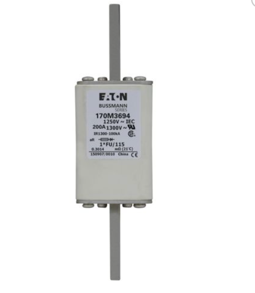 Bussmann 170M3694 - USSTYLE Fuse 200A 1250V (100kA AIC)