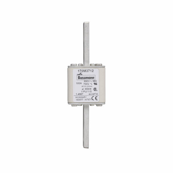 Bussmannn 170M3712 - US-Style Fuse 100A (690V, 200kA AIC)