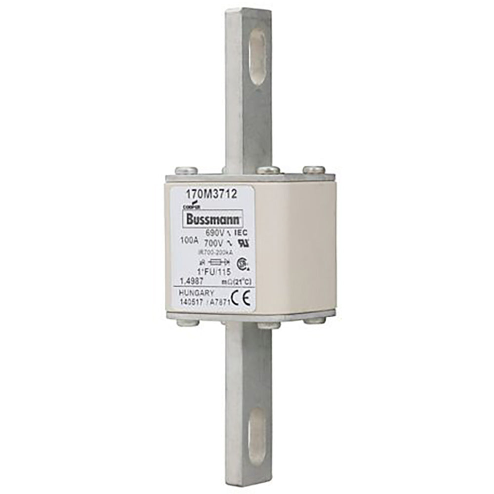 Bussmannn 170M3712 - US-Style Fuse 100A (690V, 200kA AIC)