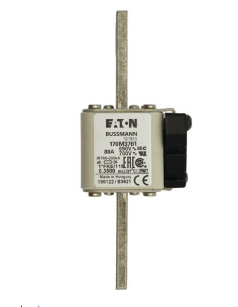 Bussmann 170M3761 - US-Style Fuse 80A (690V, 200kA AIC)