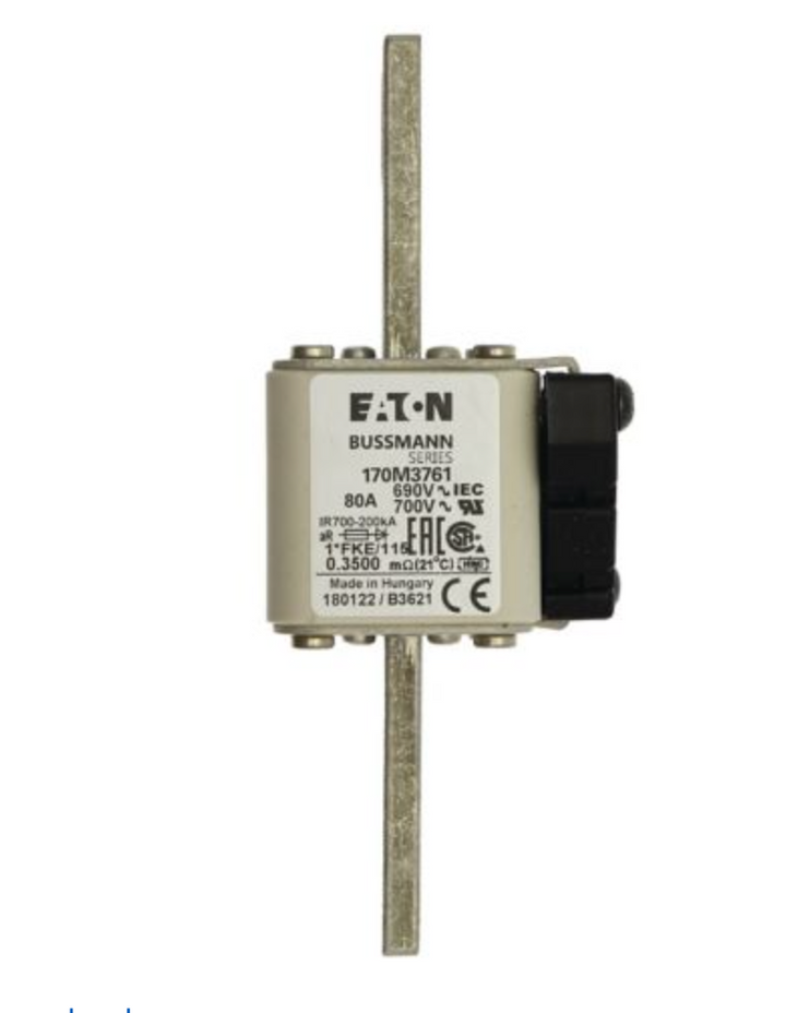 Bussmann 170M3761 - US-Style Fuse 80A (690V, 200kA AIC)