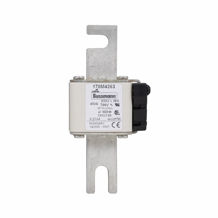 170M4263 Bussmann  Low Voltage Fuse
 690V  450A Fuse - Essential Electric Supply