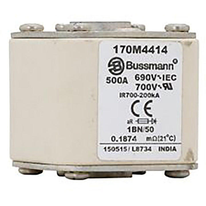 Bussmann 170M4414 - Class aR Fuse 500A (200kA@690V Interrupt Rating)