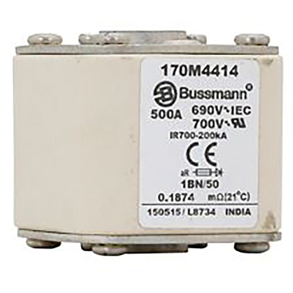 Bussmann 170M4414 - Class aR Fuse 500A (200kA@690V Interrupt Rating)