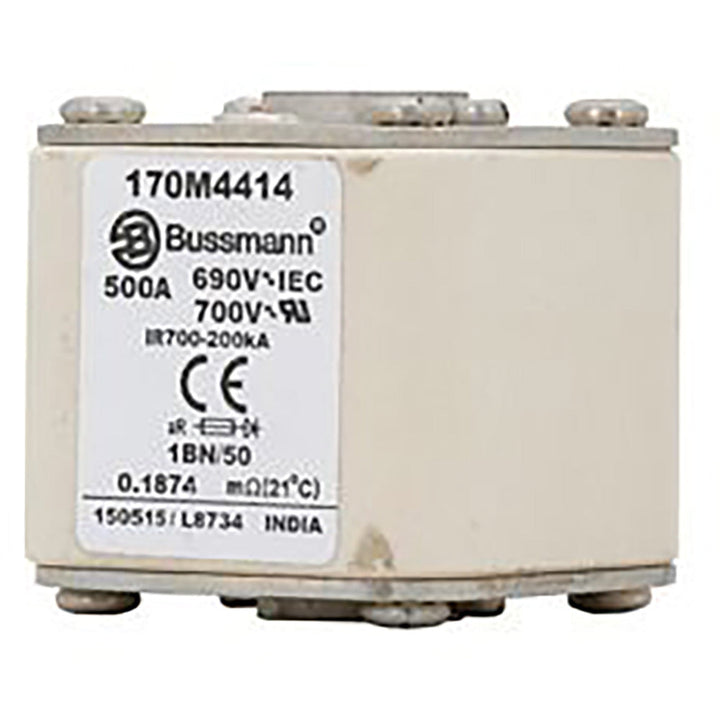 Bussmann 170M4414 - Class aR Fuse 500A (200kA@690V Interrupt Rating)