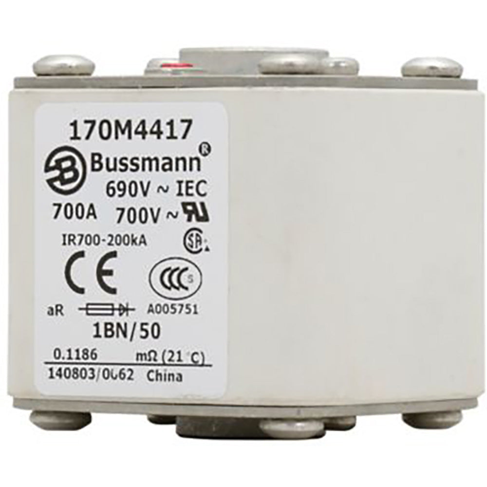 Bussmann 170M4417 - Type B Fuse 700A (690V, 200kA AIC)