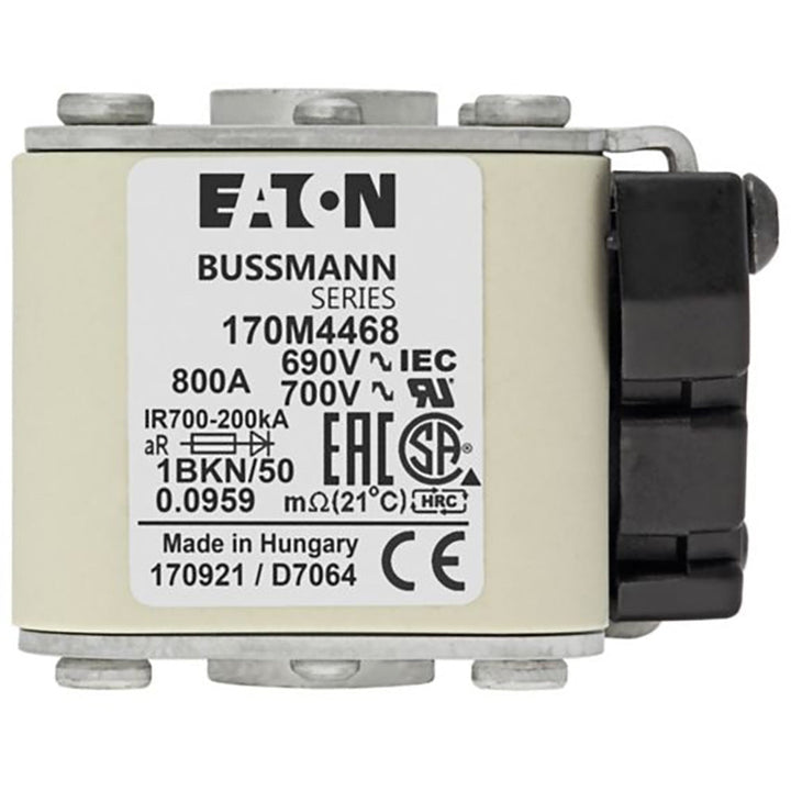 Bussmann 170M4468 - Type B Fuse 800A@690V (200kA AIC)