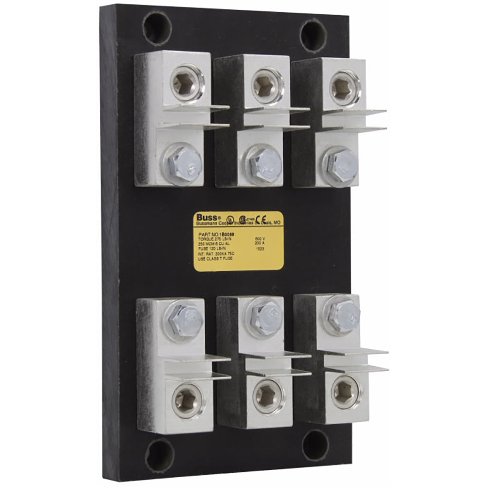 Bussmannn 1B0089 - 1B0 Series Fuse Block 600V/200A (Industrial Circuit Protection)