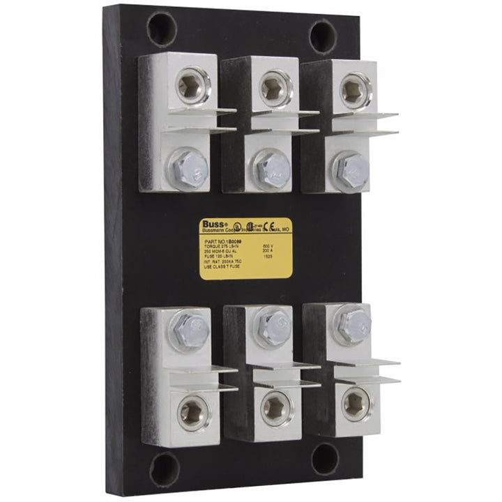 Bussmannn 1B0089 - 1B0 Series Fuse Block 600V/200A (Industrial Circuit Protection)
