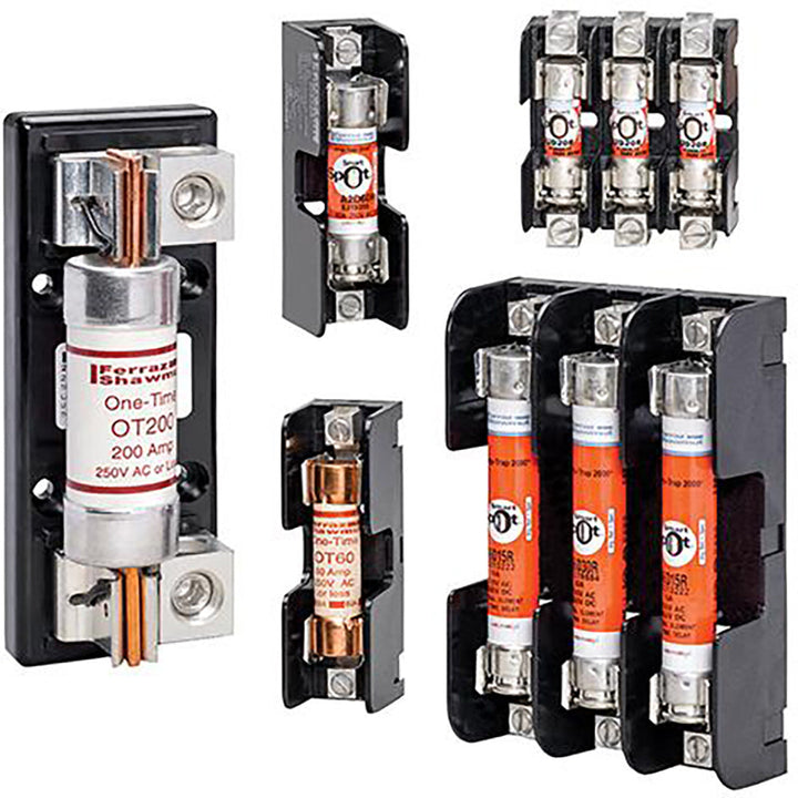 Mersen 20318R - Type 203 Fuse Block 30A Current Rating (14-10 AWG Copper)