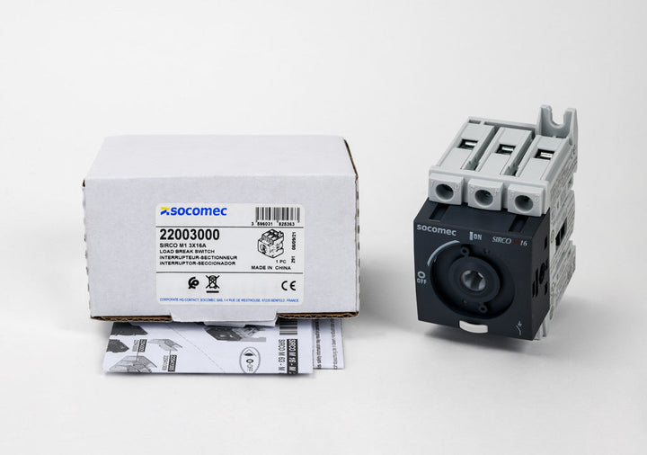 Socomec 22003000 - Disconnect Switch 30A 690V AC (PLP Frame Compatible)