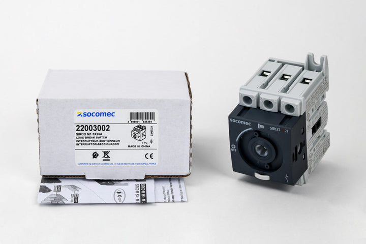 Socomec 22003002 - Disconnect Switch 690V AC 125A (PLP Frame Compatible)