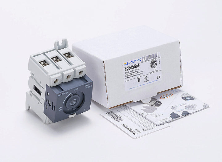 Socomec 22003009 - Disconnect Switch 600V AC (PLP-Compatible Frame)