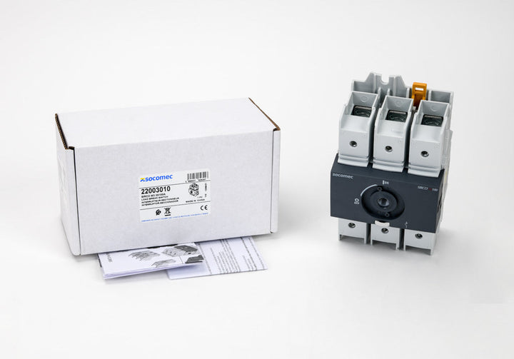 Socomec 22003010 - Disconnect Switch 600V AC/30A (PLP Frame Compatible)