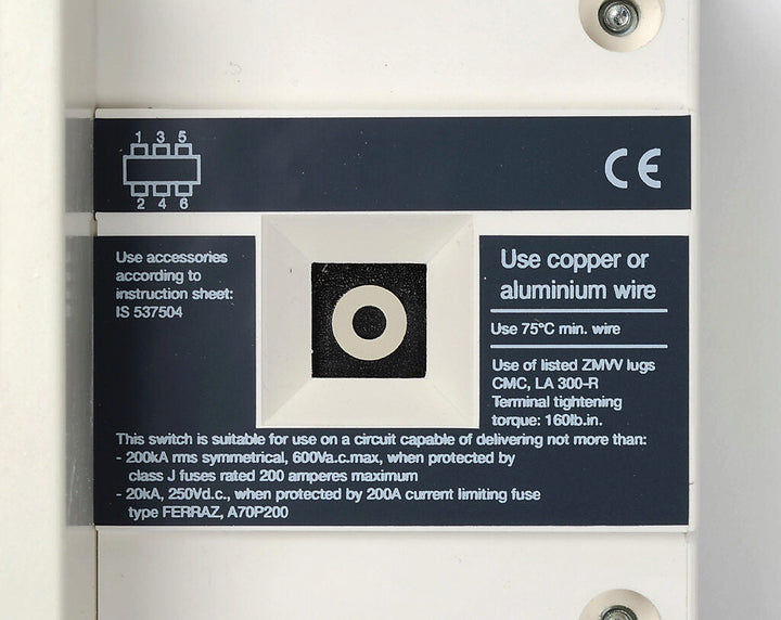 Socomec 27003021 - Disconnect Switch 690V AC 125A (IEC 60947-3 Compliant)