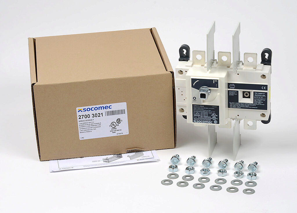 Socomec 27003021 - Disconnect Switch 690V AC 125A (IEC 60947-3 Compliant)