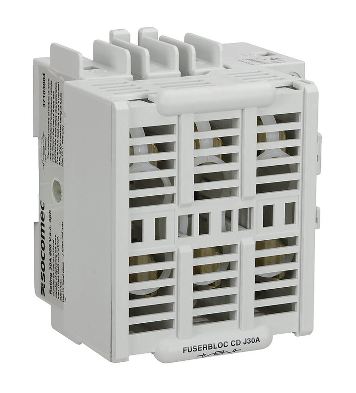 Socomec 37103004 - Fusible Disconnect Switch 600V/30A (3-Pole, Class J)
